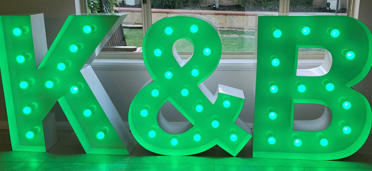 Light Up Letter Hire Perth Light Up Number Hire Perth Cosmic